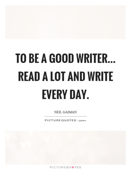 Gaiman Write Every Day